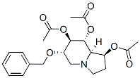1,7,8-Indolizinetriol, octahydro-6-(phenylmethoxy)-, triacetate (ester), 1S-(1.alpha.,6.beta.,7.alph