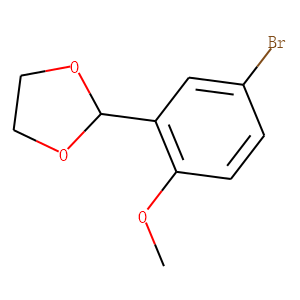 1-BROMO-3-(1,3-DIOXOLAN-2-YL)-4-METHOXYBENZENE