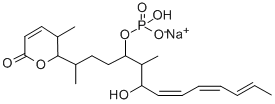 5,5-DIHYDRO-5-METHYL-6-(1,5-DIMETHYL-6-HYDROXY-4-(PHOSPHORYLOXY)TRIDECA-7,9,11-TRIENYL)-2H-PYRAN-2-O