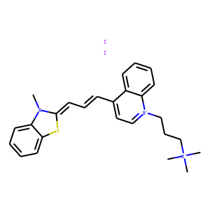 3-METHYL-2-((E)-3-[1-[3-(TRIMETHYLAMMONIO)PROPYL]-4(1H)-QUINOLINYLIDENE]-1-PROPENYL)-1,3-BENZOTHIAZO