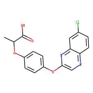 2-(4-((7-CHLORO-2-QUINOXALINYL)OXY)-PHENOXY)-PROPIONIC ACID