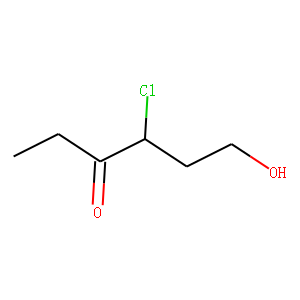 3-Hexanone,  4-chloro-6-hydroxy-