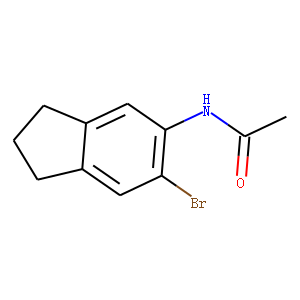 N-(5-BROMO-2,3-DIHYDRO-1H-INDEN-6-YL)ACETAMIDE