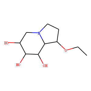 6,7,8-Indolizinetriol,1-ethoxyoctahydro-,[1R-(1alpha,6bta,7bta,8alpha,8abta)]-(9CI)