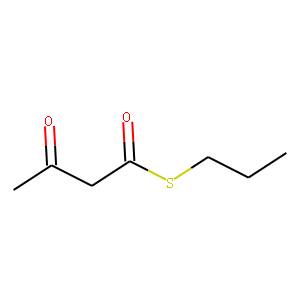 3-Oxobutanethioic acid S-propyl ester