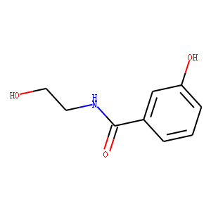 BenzaMide, 3-hydroxy-N-(2-hydroxyethyl)-