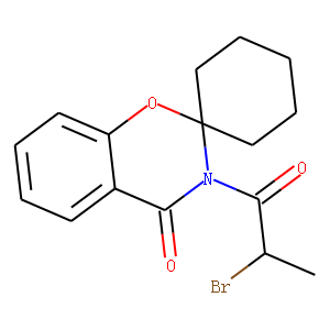 3-(2-Bromo-1-oxopropyl)-spiro[2H-1,3-benzoxazine-2,1/'-cyclohexan]-4(3H)-one