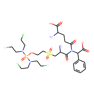 (2R)-L-gamma-Glutamyl-3-((2-((bis(bis(2-chloroethyl)amino)phosphinyl)oxy) ethyl)sulfonyl)- L-alanyl-