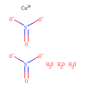 Calcium nitrate trihydrate.