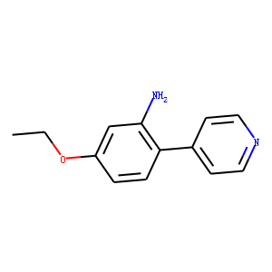 Benzenamine, 5-ethoxy-2-(4-pyridinyl)- (9CI)