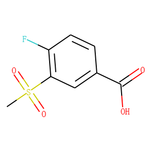 4-Fluoro-3-(methylsulphonyl)benzoic acid 99percent