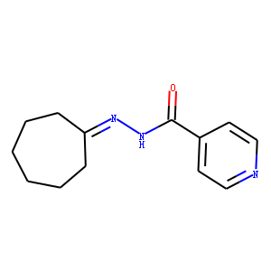 N/'-Cycloheptylideneisonicotinic hydrazide