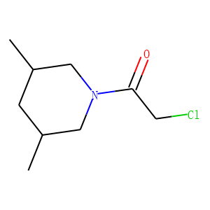 Piperidine, 1-(chloroacetyl)-3,5-dimethyl- (9CI)