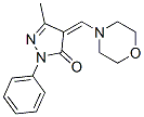 3-Methyl-4-(morpholinomethylene)-1-phenyl-2-pyrazolin-5-one
