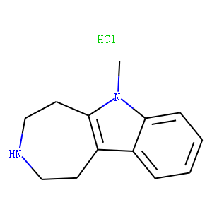 1,2,3,4,5,6-HEXAHYDRO-6-METHYL-AZEPINO[4,5-B]INDOLE HYDROCHLORIDE