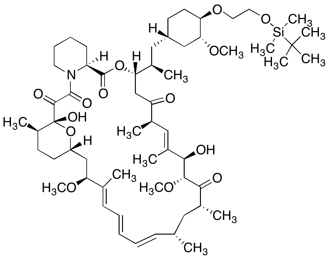 42-O-tert-Butyldimethylsilyloxyethyl Rapamycin