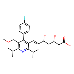 6-Heptenoic acid, 7-[4-(4-fluorophenyl)-5-(methoxymethyl)-2,6-bis(1-methylethyl)-3-pyridinyl]-3,5-di