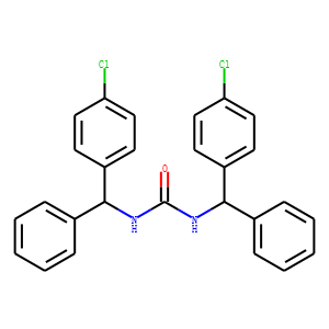 1,3-bis[(4-chlorophenyl)-phenyl-methyl]urea