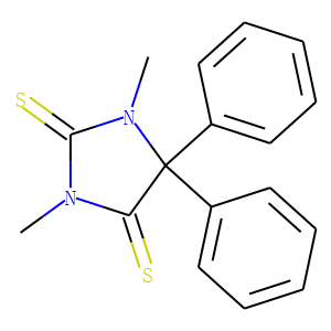 2,4-Imidazolidinedithione, 1,3-dimethyl-5,5-diphenyl-
