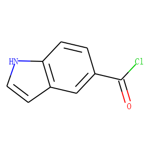 1H-Indole-5-carbonyl chloride (9CI)