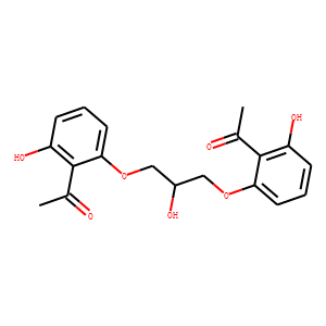1,3-Bis(2-acetyl-3-hydroxyphenoxy)-2-hydroxypropane