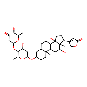 (3β,5β,12β)-3-[[[4-[R-(R)]]-2,6-Dideoxy-4-O-[1-(1-methyl-2-oxoethoxy)-2-oxoethyl]-β-D-ribo-hexopyran