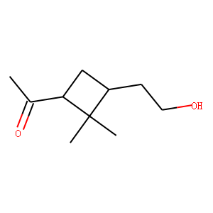 Ethanone, 1-[3-(2-hydroxyethyl)-2,2-dimethylcyclobutyl]-, (1R-cis)- (9CI)
