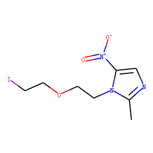1-[2-(2-Iodoethoxy)ethyl]-2-methyl-5-nitro-1H-imidazole