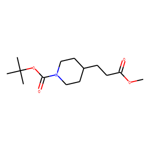 1-[1,1-Dimethylethoxy)​carbonyl]​-​4-piperidinepropanoic Acid Methyl Ester
