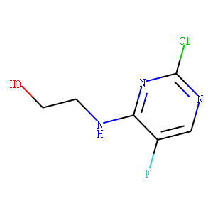 2-[(2-chloro-5-fluoro-4-pyrimidinyl)amino]ethanol