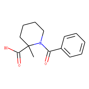 2-Piperidinecarboxylic  acid,  1-benzoyl-2-methyl-