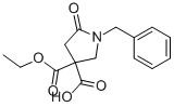 1-BENZYL-3-(ETHOXYCARBONYL)-5-OXOPYRROLIDINE-3-CARBOXYLIC ACID