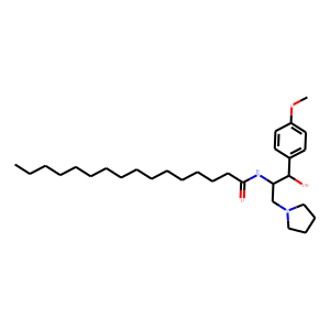 Hexadecanamide, N-[(1R,2R)-2-hydroxy-2-(4-methoxyphenyl)-1-(1-pyrrolidinylmethyl)ethyl]-