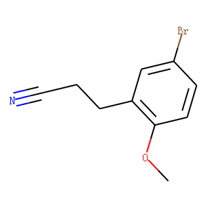 3-(5-bromo-2-methoxy-phenyl)propionitrile