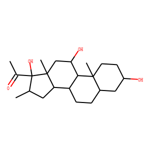 3beta,11alpha,17-trihydroxy-16alpha-methyl-5alpha-pregnan-20-one