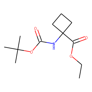 Cyclobutanecarboxylic acid, 1-[[(1,1-diMethylethoxy)carbonyl]aMino]-, ethyl ester