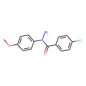 4-chloro-1'-(4-methoxyphenyl)benzohydrazide