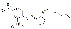 2-Heptylidene-1-cyclopentanone (2,4-dinitrophenyl)hydrazone