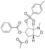1H-Cyclopentcisoxazole-4,5,6-triol, hexahydro-1-methyl-, 4-acetate 5-benzoate 6-(4-methylbenzenesulf