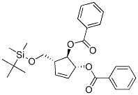3-Cyclopentene-1,2-diol, 5-(1,1-dimethylethyl)dimethylsilyloxymethyl-, dibenzoate, 1R-(1.alpha.,2.be