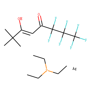 TRIETHYLPHOSPHINE(6,6,7,7,8,8,8-HEPTAFLUORO-2,2-DIMETHYL-3,5-OCTANEDIONATE)SILVER(I)