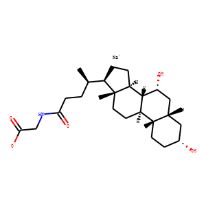 Sodium glycylchenodeoxycholate