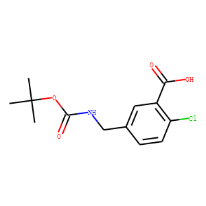 5-(BOC-AMINO)METHYL-2-CHLORO-BENZOIC ACID