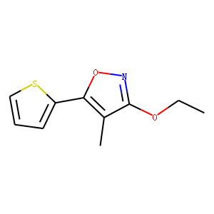 Isoxazole, 3-ethoxy-4-methyl-5-(2-thienyl)- (9CI)