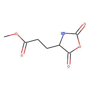 methyl (S)-2,5-dioxooxazolidine-4-propionate