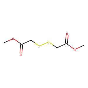 Methoxycarbonylmethyldisulfanyl-acetic acid methyl ester