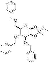 3,4,6-Tri-O-benzyl-β-D-mannopyranose 1,2-(Methyl Orthoacetate)