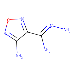 1,2,5-Oxadiazole-3-carboximidicacid,4-amino-,hydrazide(9CI)