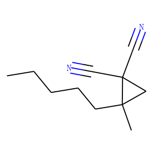 2-Methyl-2-pentyl-1,1-cyclopropanedicarbonitrile