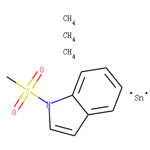 1-(Methylsulfonyl)-3-(trimethylstannyl)-1H-indole